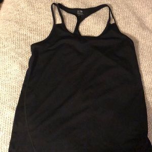 Black workout top